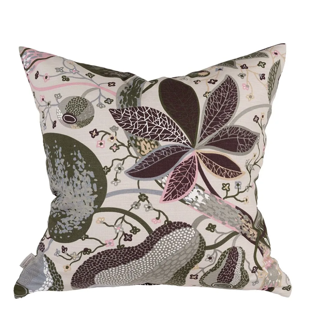 Adam och Eva beige-rosa kuddfodral