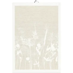 Airy beige kökshandduk 35X50 - Ekelunds Linneväveri