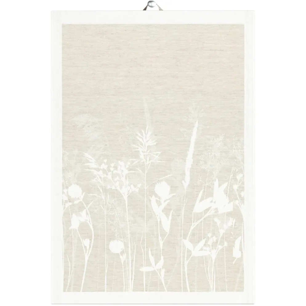 Airy beige kökshandduk 35X50 - Ekelunds Linneväveri
