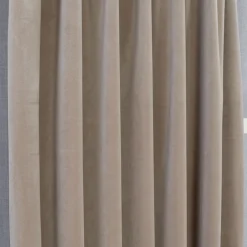Anna Beige enfärgat Sammetstyg