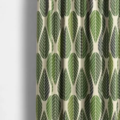 Blader culla grön tyg