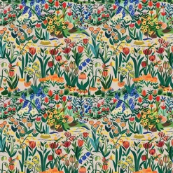 Blomsterdröm tyg - En hyllning till vilda blommor i full blom