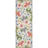 Blomsterhäst löpare 35X100 – Ekologisk bomull med dalahästmotiv
