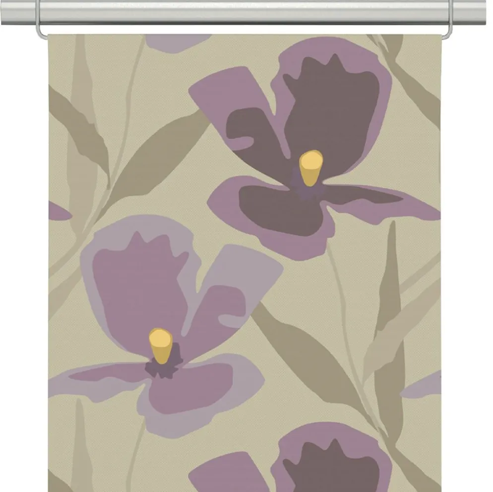 Blomsterskrud culla lila panelgardiner