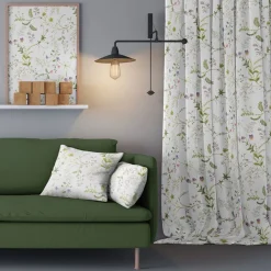Blomsteryra vit gardiner