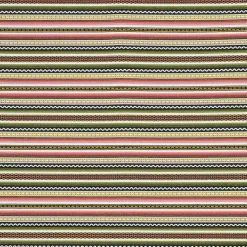 Cadiar grön-rosa jacquardtyg