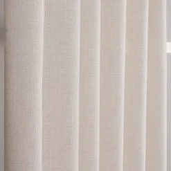 Charlie ecru gardiner - elegant struktur och mjukt fall