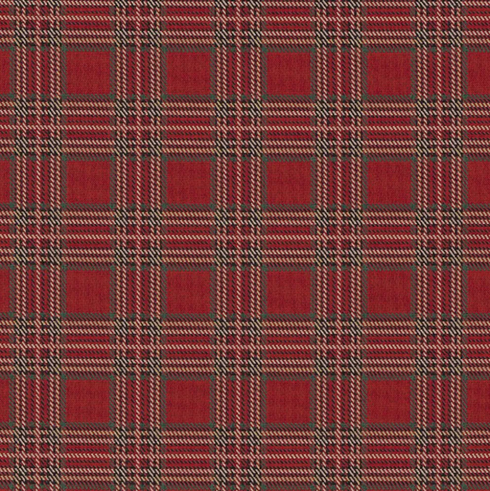 Check Classic Holiday gobeläng – Klassisk jultextil i rutmönster