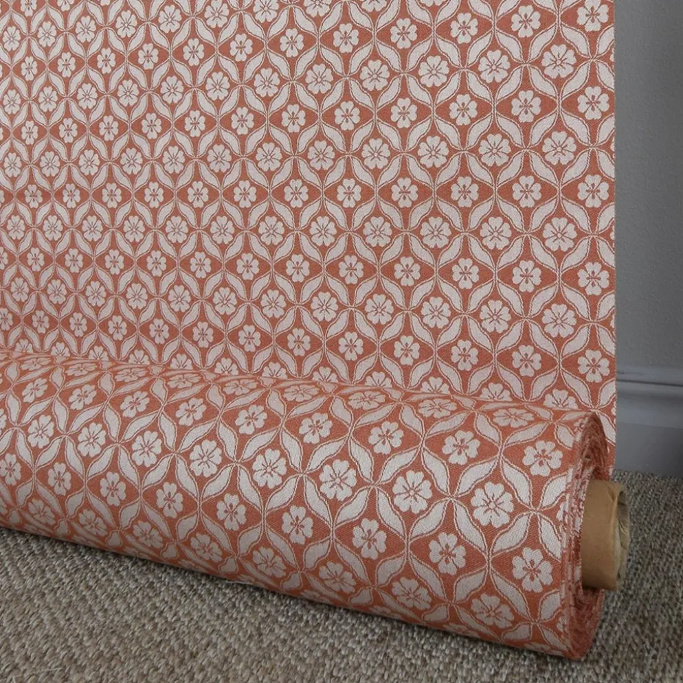 Clover terracotta tyg