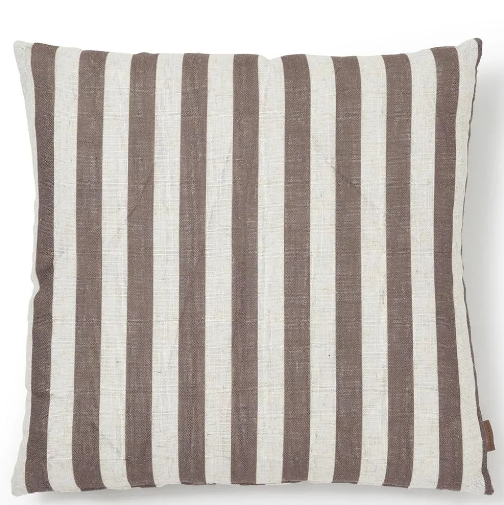 Cruella stripe brun kuddfodral