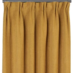 Cru ockra mörkläggningsgardin dubbel bredd 1-pack