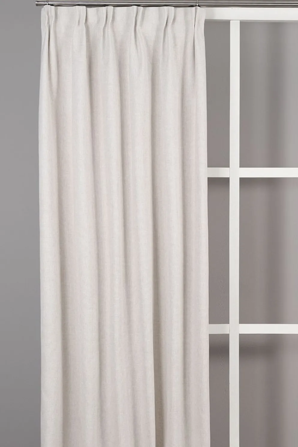 Cru offwhite mörkläggningsgardin dubbel bredd 1-pack