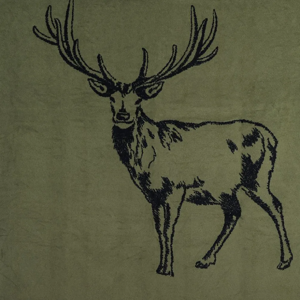 Deer grön filt