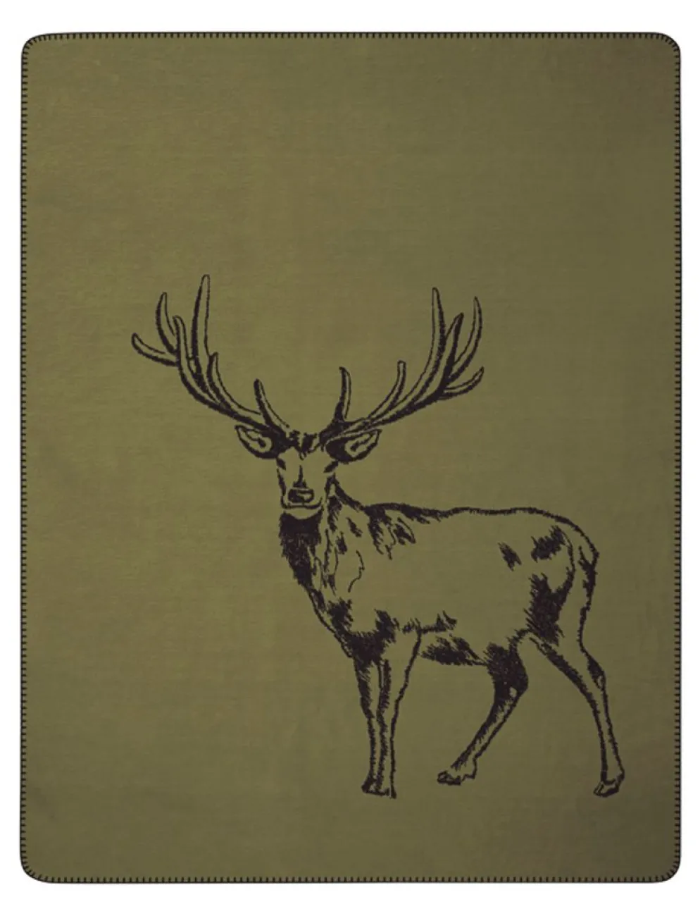 Deer grön filt