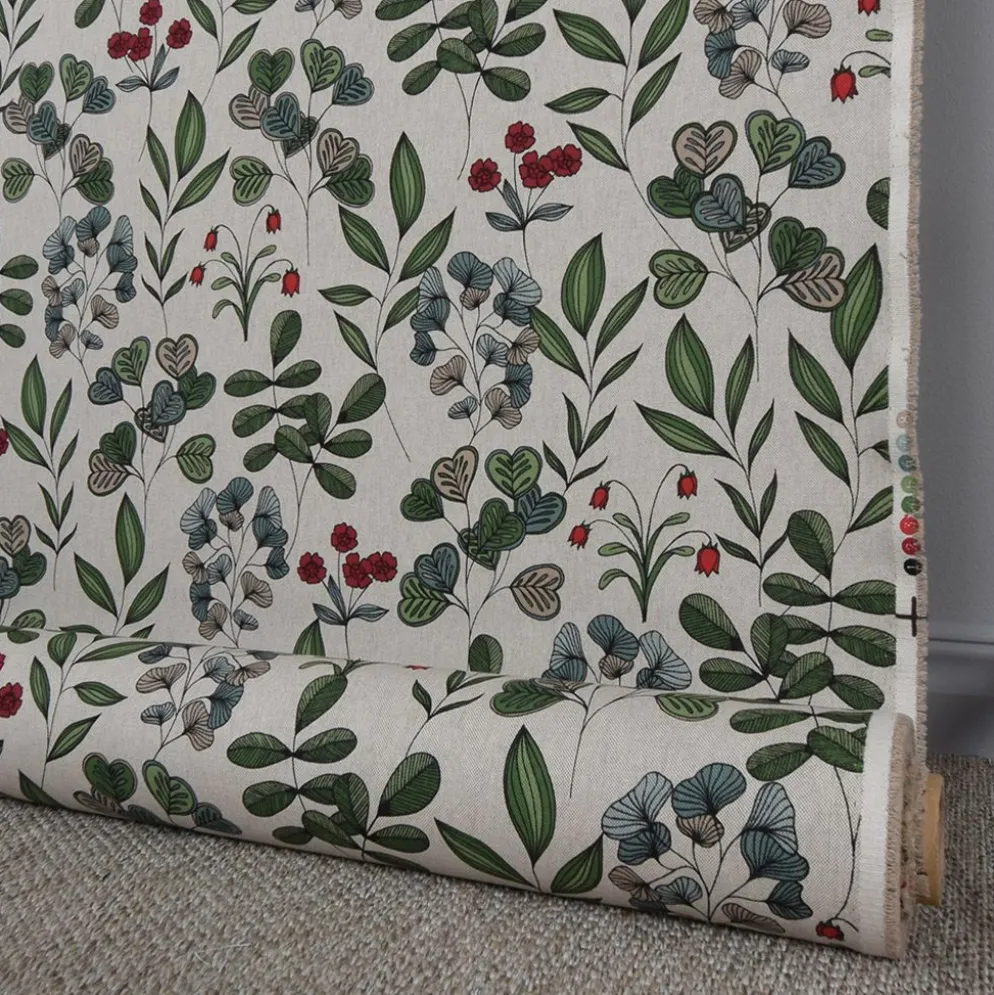 Drawn foliage tyg