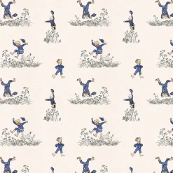 Emils Glädjeskutt beige bomullstyg – Emil i Lönneberga