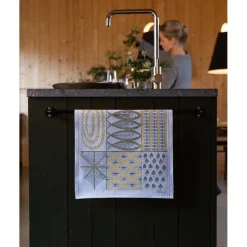 Fiskglänta kökshandduk 35X50 - Design av Stig Lindberg