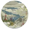 Fjällvandring beige-blå grytunderlägg