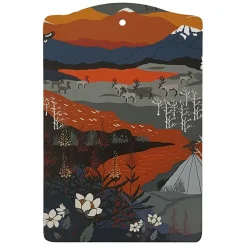 Fjällvandring orange serveringsbräda
