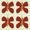 Fjäril rost tyg