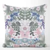 Fjärilsblom kuddfodral turkos-rosa - fjärilar och blommor