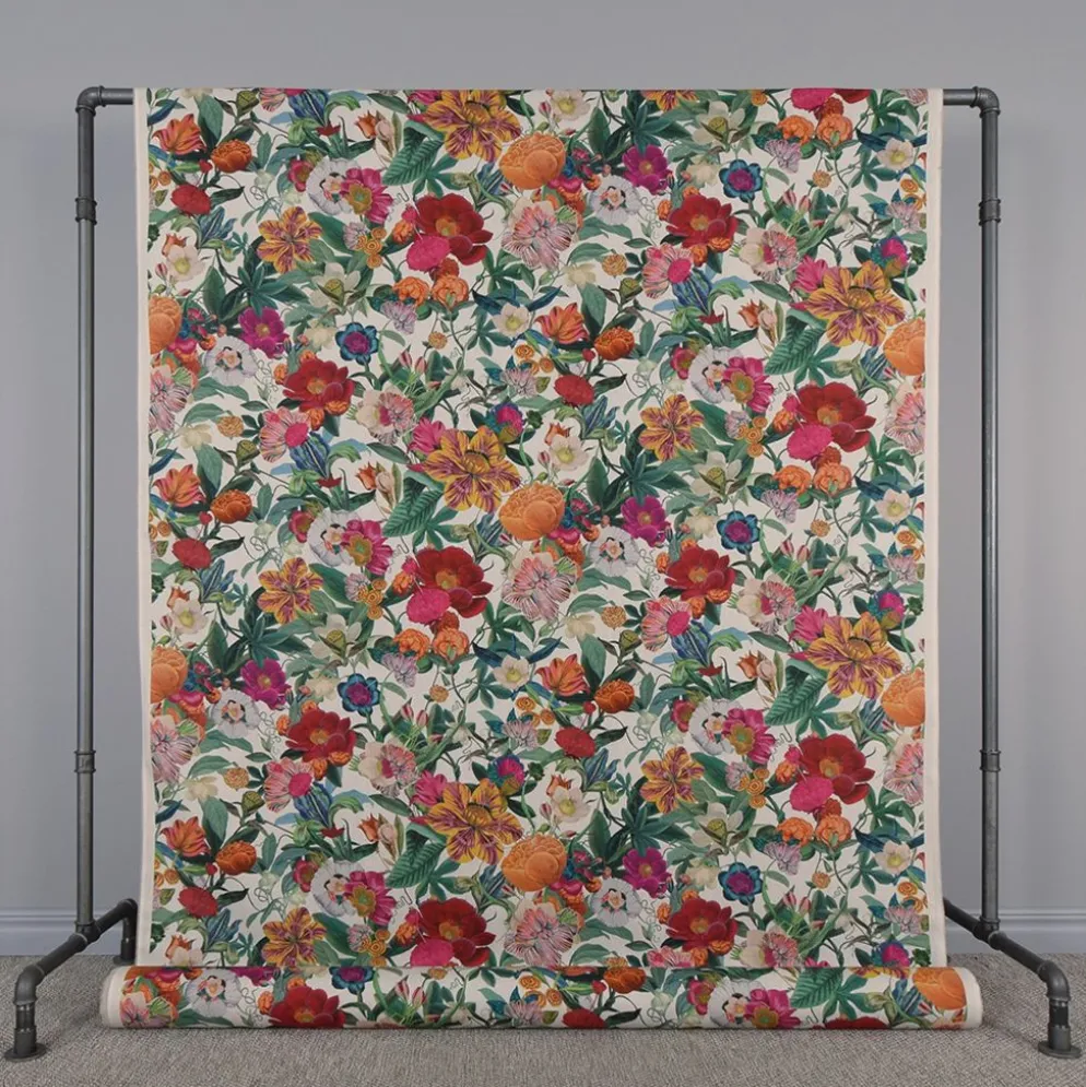 Flashy Floral tyg - Linnelook