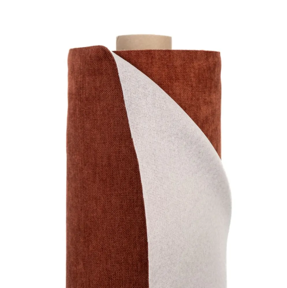 Flow burnt brick möbeltyg – Mjuk & slitstark chenille