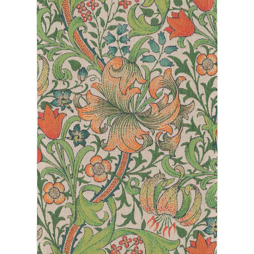 Golden lily kökshandduk 35X50cm William Morris - Ekelunds Linneväveri