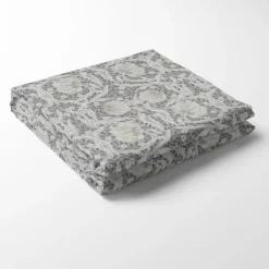 Grace beige bordsduk - Klassisk blommig Arts and Crafts design