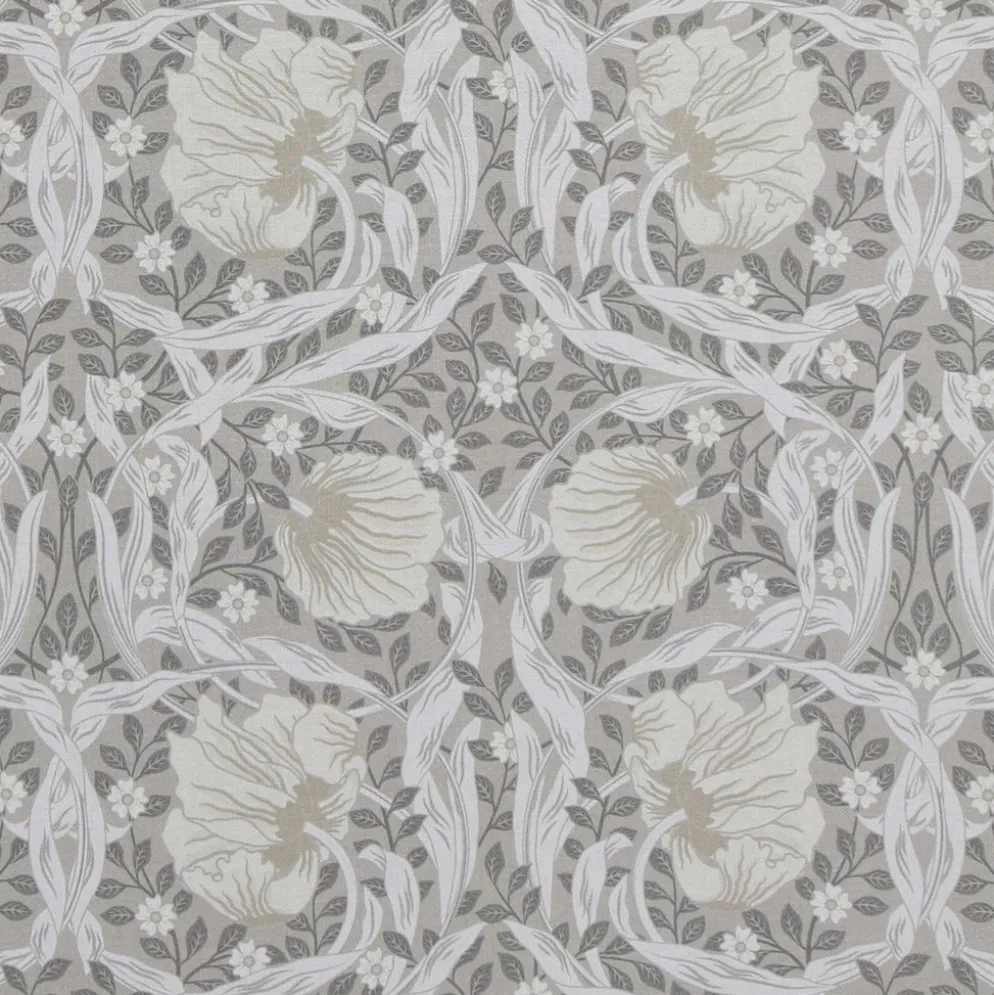 Grace beige tyg - Klassiskt Arts & Crafts mönster