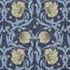 Grace blå tyg - Klassisk blommig Arts and Crafts design