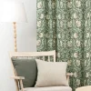 Grace grön tyg - Klassisk blommig Arts and Crafts design