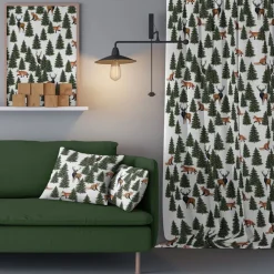 Granskog grön tyg