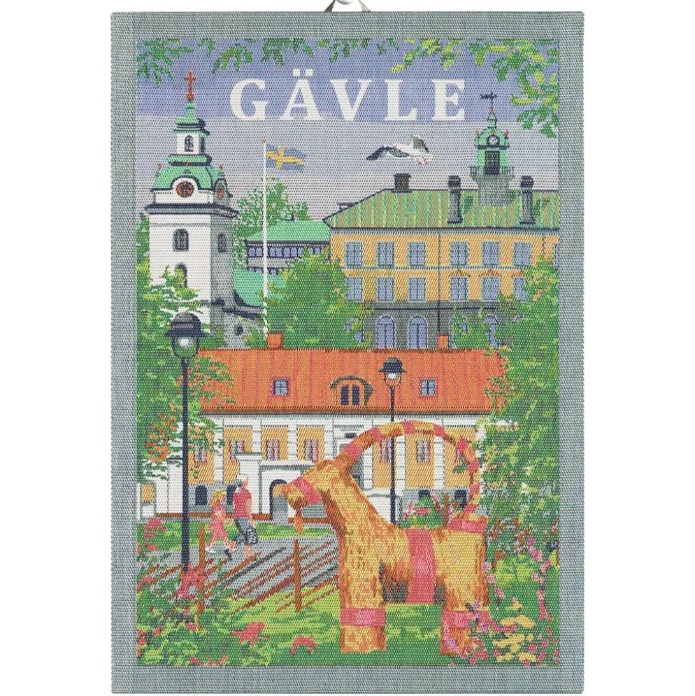 Gävle kökshandduk 35X50 - Ekelunds Linneväveri