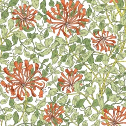 Honeysuckle terrakotta gardintyg