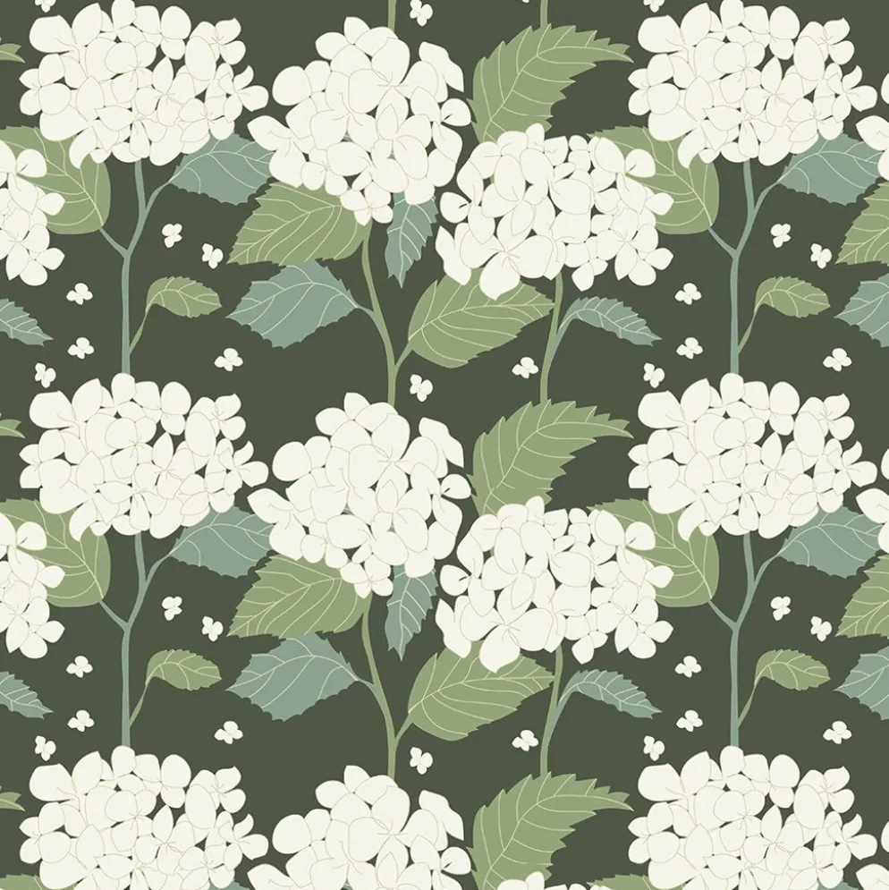 Hortensia grön bordsduk
