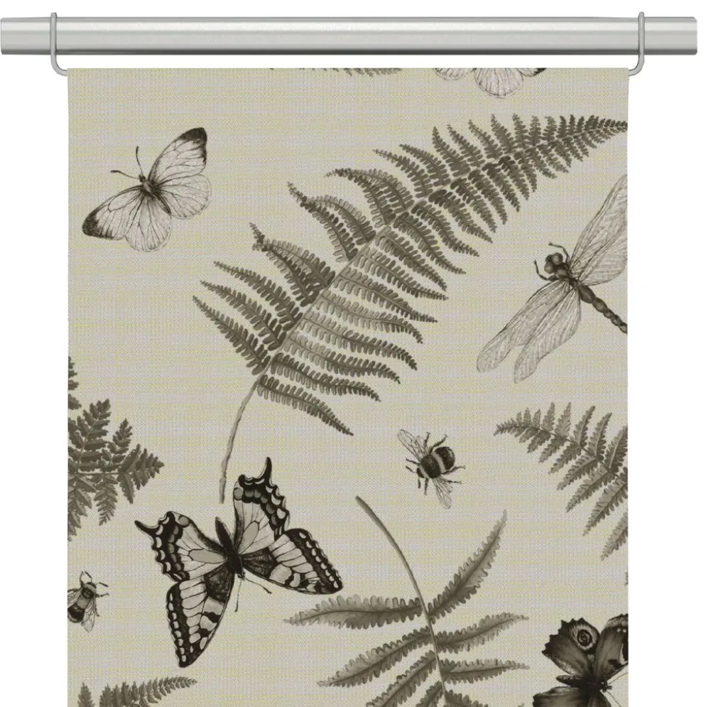 Humlan beige panelgardiner