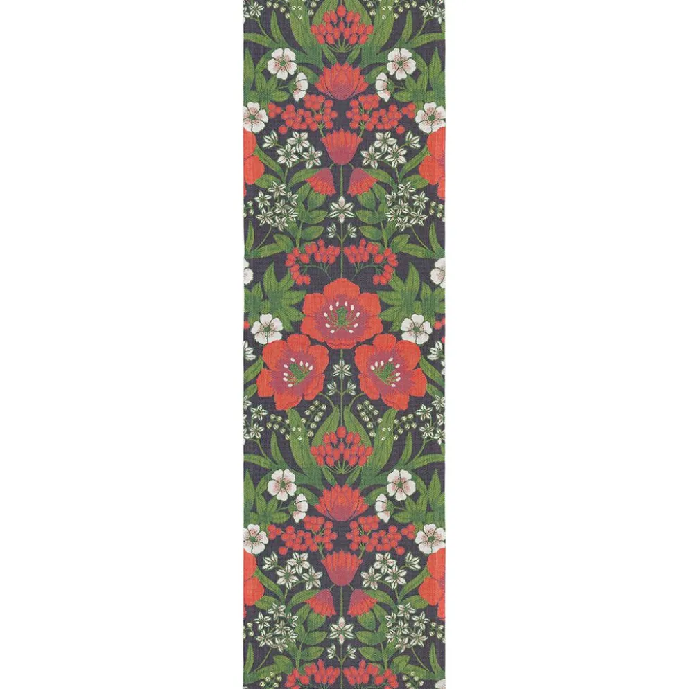 Julblommor löpare 35x120 - Ekelunds Linneväveri