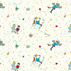 Kalas hos Pippi multi gardinkappa metervara