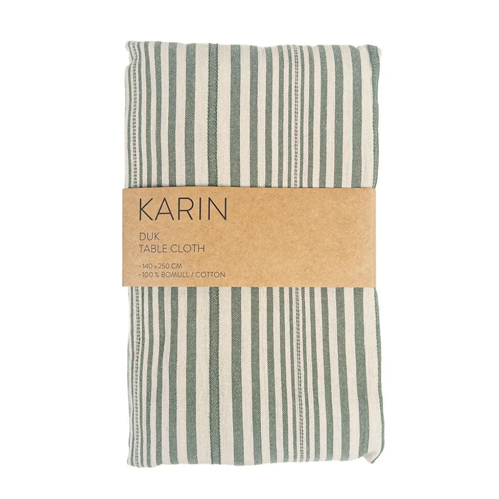 Karin grön bordsduk