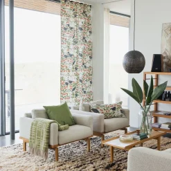 Körsbärsträdgården beige gardiner - Almedahls
