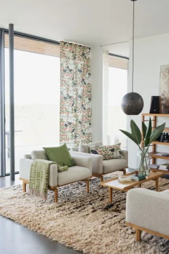 Körsbärsträdgården beige tyg - Almedahls