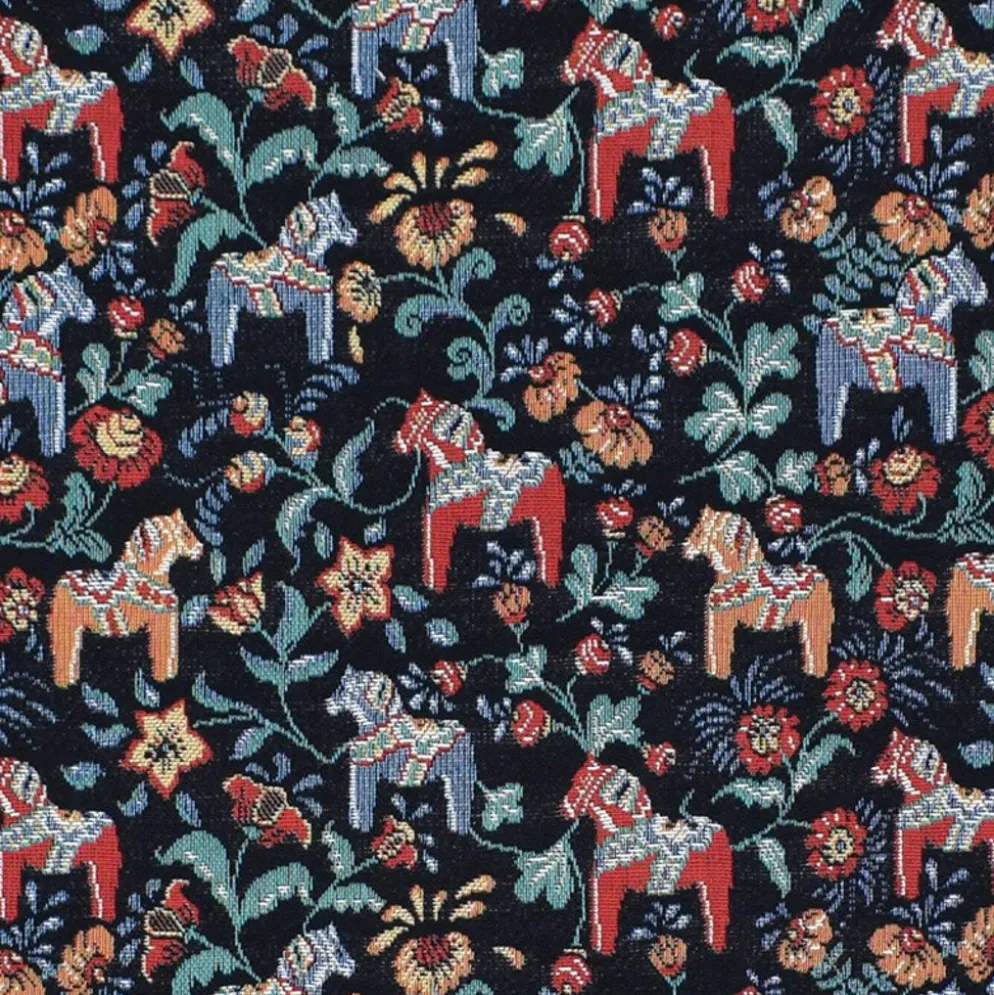 Leksand mini svart jacquard