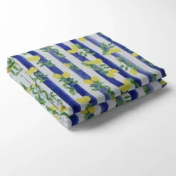 Lemon stripe bordsduk