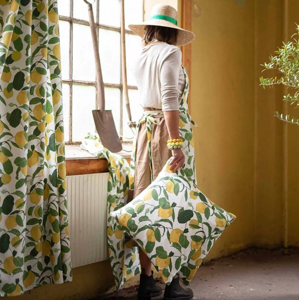 Limone – Citronmönstrad gardin för somrig atmosfär