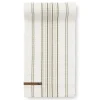 Linara beige löpare 17x120 cm – Randig bordslöpare