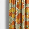 Love orange-beige tyg