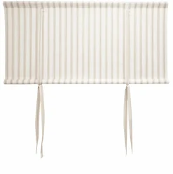 Madicken beige hissgardin – klassisk randig hissgardin