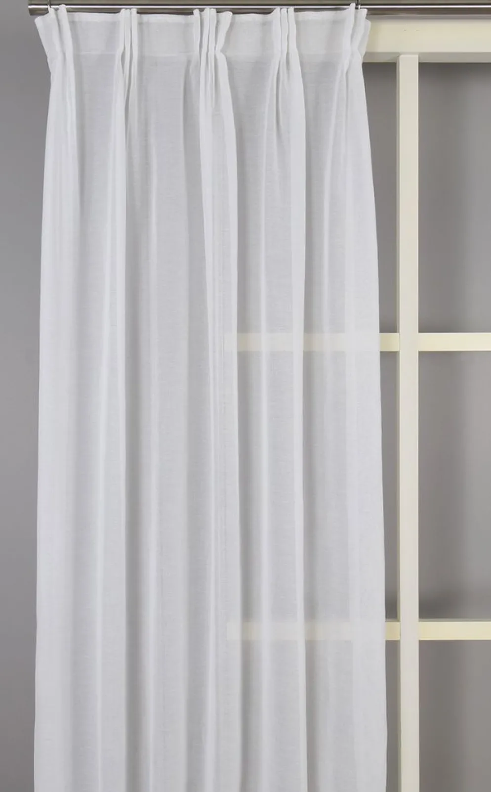 Madison offwhite gardin 2x140x280cm - Hotellgardiner