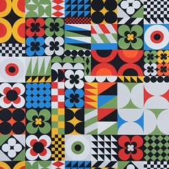 Maxi Blocks tyg – djärv geometrisk design för moderna interiörer